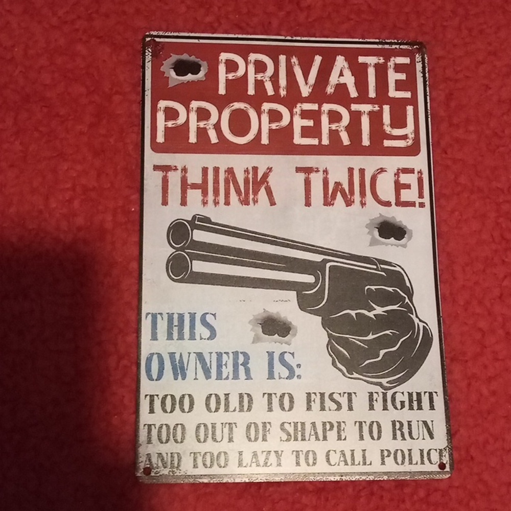 Private Property Metal Sign